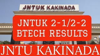 JNTUK 2122 BTECH RESULTSjntuk [upl. by Larred]