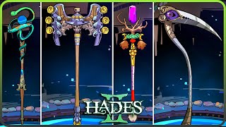 Hades 2  All Weapons Aspects Showcase [upl. by Edelman7]