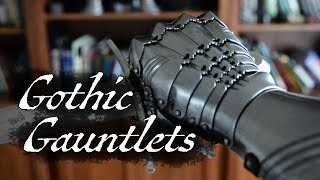 Late 15th Century Gothic Style Gauntlets [upl. by Nylsej]