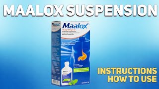 Maalox liquid how to use How and when to take it Who cant take Maalox Suspension Heartburn treat [upl. by Josephine]