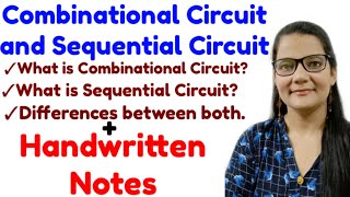 Difference between Combinational and sequential circuit in Digital Electronics in Hindi  COA [upl. by Chesna544]