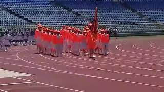 First place winners for 2018 march past from moulton hall methodist primary school [upl. by Bonn]