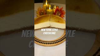 BEST EVER NEW YORK CHEESECAKE RECIPE So Creamy So Decadent shorts cheesecake [upl. by Frasier]