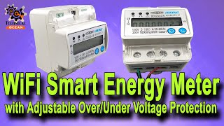 WiFi Smart Energy Meter with Adjustable OverUnder Voltage Protection Unboxing [upl. by Nylyak]