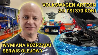 VOLKSWAGEN ARTEON 20 TSI 370 KONI WYMIANA ROZRZĄDU FULL SERWIS OLEJOWY [upl. by Lardner]