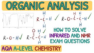 NMR and Infrared Spectroscopy  How To Answer Exam Questions Step by Step｜AQA A Level Chemistry [upl. by Suiramed]