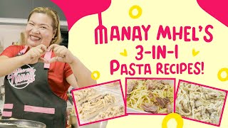 Pasta Recipes ni Manay Mhel Na Magapaptibok ng Puso  Madiskarte Moms PH [upl. by Yerhcaz902]