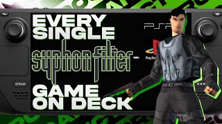 Reviewing Every SYPHON FILTER Game on Steam Deck [upl. by Senalda]