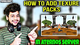 How To Upload Resource Pack in Aternos Server  How To Add Texture Packs in Aternos Server [upl. by Nancie527]