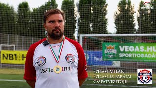 Szilasi Milán interjú Vegashu MINIFUTBALL MAGYAR KUPA DÖNTŐ [upl. by Burrill]