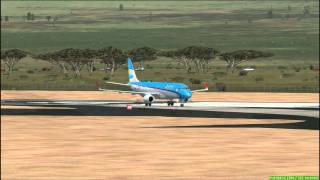 FSX HD  Austral Lineas Aereas IguazuSalta Corredor Federal EMB190 [upl. by Eivla856]