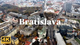 Experience the BEST Aerial Views of Bratislava Slovakia in 4K [upl. by Avery661]