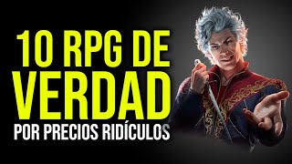 10 RPGs de verdad por precios ridículos [upl. by Dnalrah]