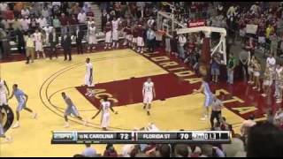 Harrison Barnes beats FSU with a 3 pointer at the buzzer [upl. by Yolanthe]