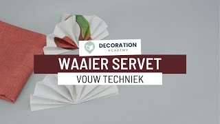 Waaier servet vouwen [upl. by Turro]