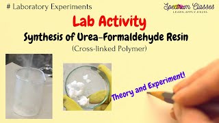 Urea formaldehyde resin Synthesis  Explanation with reactions involved  Polymers [upl. by Itram]