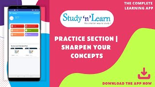 Studynlearn Practise Section  Revise and Learn [upl. by Valenba]