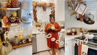 🍂NEW COZY FALL DECORATING  FALL KITCHEN DECORATING  COZY HOME DECOR  COZY FALL DECORATING IDEAS [upl. by Lechner]