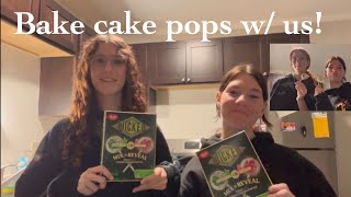 Bake cake pops w us [upl. by Occer]