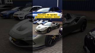 Ferrari F8 Spider Novitec Exhaust Sound 🔥🔊 [upl. by Ahola]