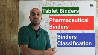 Tablet Binders  BindersExcipient  Classification Of Binders  Pharmaceutical Binders [upl. by Tilda]