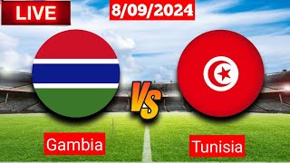 Gambia Vs Tunisia  CAF Africa Cup Fifa Live Score Match 2024 [upl. by Trout]