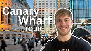 What is it like to Work in CANARY WHARF London TOUR [upl. by Shreve]