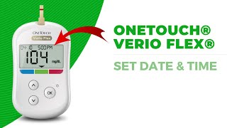 Change preset Date and time in OneTouch® Verio Flex Meter [upl. by Favrot]