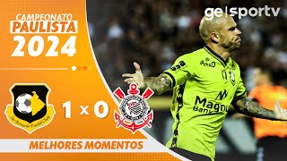 SÃO BERNARDO 1 X 0 CORINTHIANS  MELHORES MOMENTOS  CAMPEONATO PAULISTA 2024  geglobo [upl. by Able]