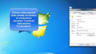 Come condividere in rete cartelle con Windows 7 [upl. by Merta]