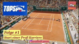 Top Spin 2 25K 1 Start einer Profi Karriere deutschLet´s play [upl. by Nosirb]