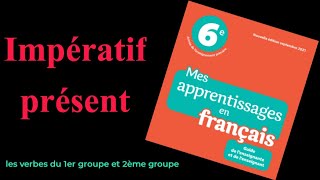 Limpératif présent les verbes du 1er groupe et 2ème groupe [upl. by Swane158]