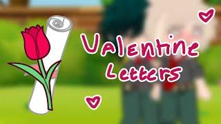 ☆ valentine letters BKDK  gacha club ☆ [upl. by Hsitirb635]