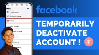 How To Temporarily Deactivate Facebook Account Take a Break From Facebook [upl. by Giavani]