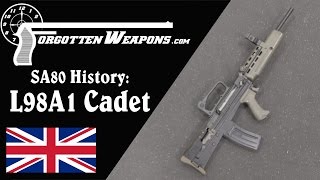 SA80 History L98A1 Cadet ManuallyOperated Rifle [upl. by Drud811]