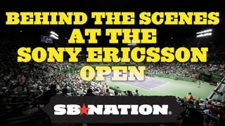 Sony Ericsson Open  Behind the Scenes with Kim Clijsters Marina Erakovic  more [upl. by Joela]