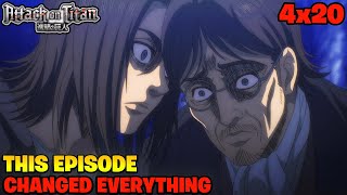 The Most Important Episode Of Attack On Titan  Season 4 Episode 20 Memories of the Future [upl. by Pietje]