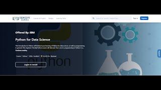 Cognitive class  Python for Datascience Module 1 Anwers [upl. by Sul]