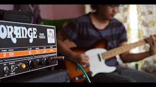 Orange Dark Terror Head  Hi Gain Metal Test  Fender Telecaster [upl. by Cuhp]