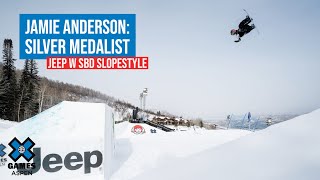 Jamie Anderson Silver Medalist  Jeep Women’s Snowboard Slopestyle  X Games Aspen 2022 [upl. by Myer230]