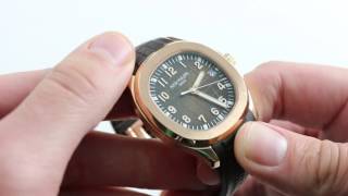 Patek Philippe Aquanaut 5167R Luxury Watch Review [upl. by Nospmis55]