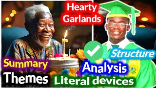 Hearty Garlands  Summary and Analysis by SOH AfriyieVidza [upl. by Philly]