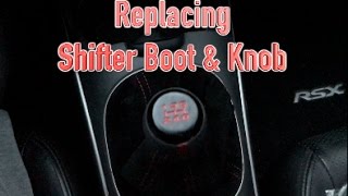 HD PROJECT RSX Red Stitching Shift BootKnob Replacement [upl. by Pembroke593]