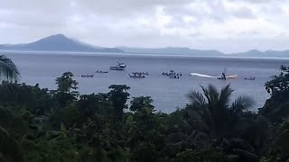 Papua New Guinea plane ditches into Micronesia lagoon [upl. by Stalder]