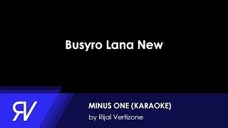 Bushro Lana New Minus OneKaraoke by Rijal Vertizone [upl. by Anaed]