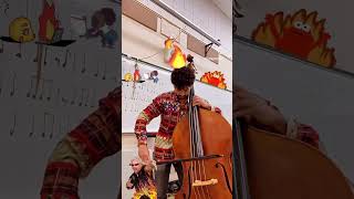 Little fiery lick 🔥bass classical uprightbass shredding music orchestra doublebass strings [upl. by Eserehs511]