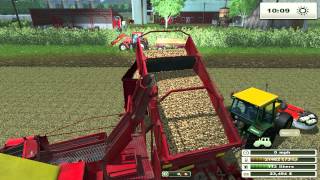 FARM SIM SATURDAY plant and harvest potatos [upl. by Romano]