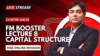 FM BOOSTER LECTURE 8 CAPITAL STRUCTURE [upl. by Retsbew948]