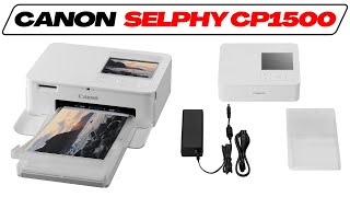 Canon SELPHY CP1500 Drucker im TestVergleich 2024 🥇 Günstiger Mini Fotodrucker [upl. by Omlesna71]