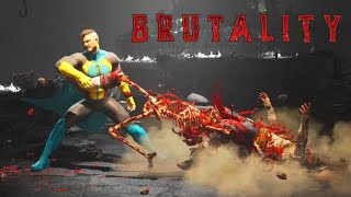 OmniMan NEW Secret Brutality Red Blood  Mortal Kombat 1 4K 120ᶠᵖˢ ✔ [upl. by Edivad]